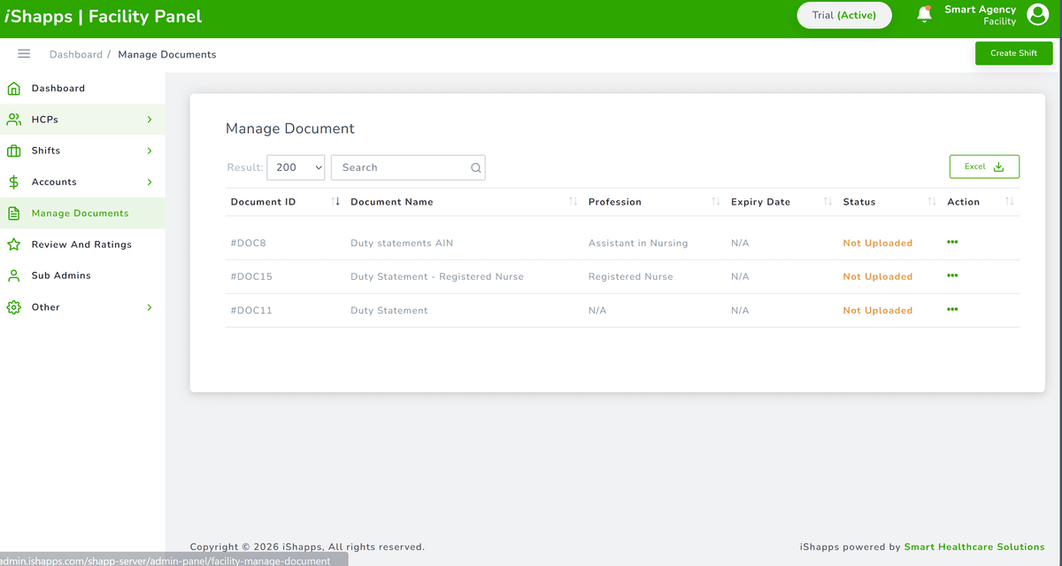 Documents Section