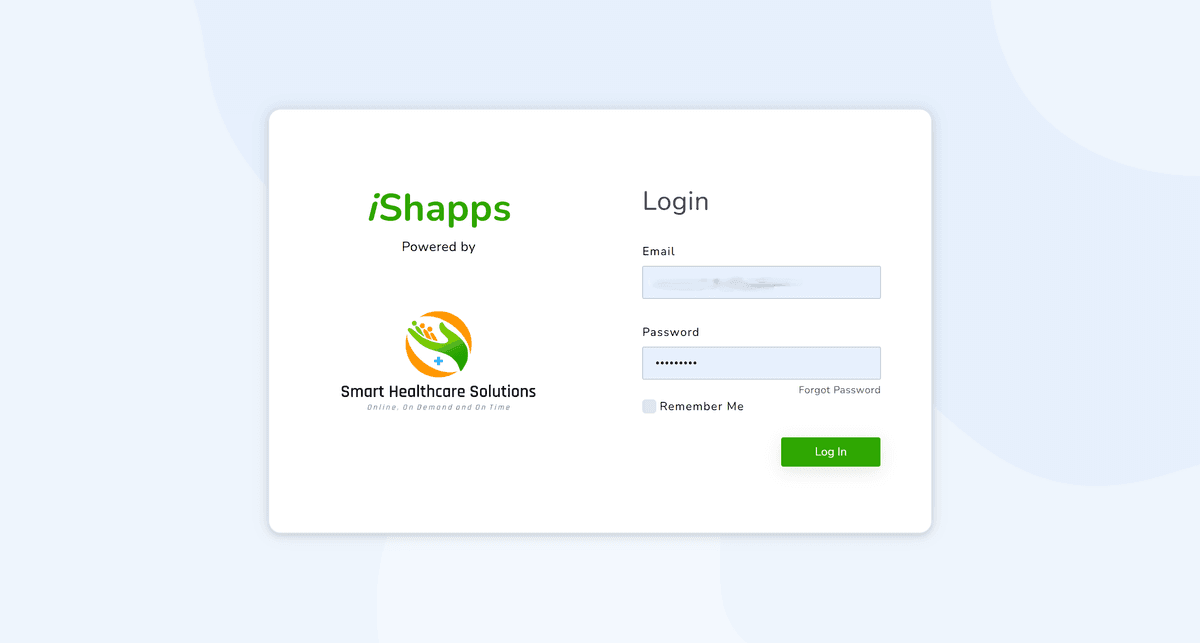 Login Screen