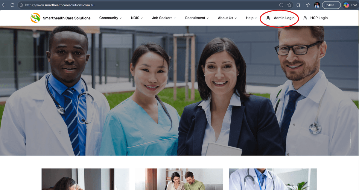 Smart Healthcare Solutions Website